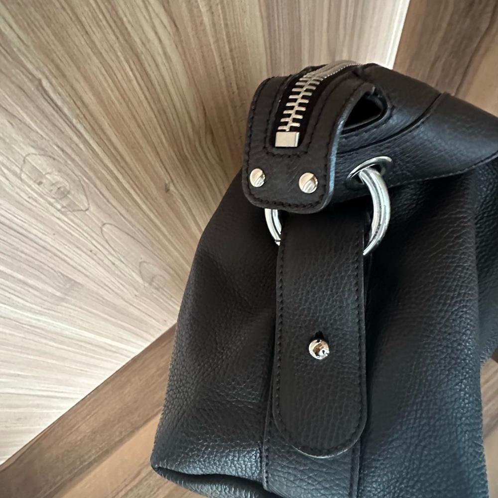 ❌SOLD ❌Gucci Brown Leather Tote with Braided Handles - Picture 4 of 16
